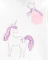 Фото #4 товара Baby 4-Piece Unicorn 100% Snug Fit Cotton Pajamas 12M