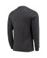 Фото #4 товара Men's Heathered Charcoal Washington Football Team Halftime Long Sleeve T-shirt