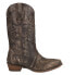 Фото #2 товара Roper Thick Embroidered Snip Toe Cowboy Womens Brown Casual Boots 09-021-0926-2