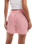 Luna boxer short in red stripe