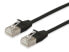 Фото #4 товара Equip Cat.6A F/FTP Slim Patch Cable - 0.25m - Black - 0.25 m - Cat6a - F/FTP (FFTP) - RJ-45 - RJ-45