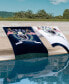 Фото #8 товара Полотенце для пляжа Brooks Brothers логотип Семейства, из турецкого хлопка, 37" x 71"