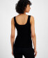 Фото #2 товара Women's Embroidered Sweetheart-Neck Tank Top Sweater