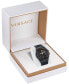 ფოტო #4 პროდუქტის Men's Swiss Chronograph Greca Extreme Black Silicone Strap Watch 45mm