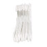 Set of Clothes Hangers Dem White Plastic 12 Pieces 38 x 17,5 cm (8 Units)