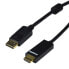 Фото #1 товара MCL Samar MCL DisplayPort/HDMI - 5 m - DisplayPort - HDMI - Male - Male - Black