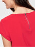 Фото #7 товара Womens blouse ONLVIC W / S SOLID TOP NOOS WVN High Risk Red