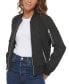 Фото #6 товара Women's Lightweight Zip-Detail Bomber Jacket