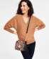 Фото #4 товара Petite Dolman-Sleeve Sweater, Created for Macy's