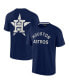 Фото #1 товара Men's and Women's Navy Houston Astros Super Soft Short Sleeve T-shirt