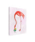 Fab Funky Flamingo and Cocktail 2 Canvas Art - 27" x 33.5"