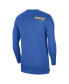 Фото #3 товара Men's Blue UCLA Bruins Coach Performance Long Sleeve V-Neck T-shirt