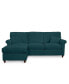 Фото #22 товара Lidia 82" Fabric 2-Pc. Reversible Chaise Sectional Sofa with Storage Ottoman - Custom Colors, Created for Macy's