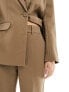 YAS tailored trouser co-ord in brown - BROWN