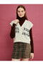 Фото #14 товара Жилет Koton Patterned Shirt Collar Sleeveless