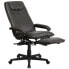 Фото #4 товара High Back Brown Leather Executive Reclining Swivel Chair With Arms