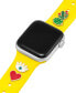 ფოტო #2 პროდუქტის Women's Yellow Smooth Silicone Band with Band Candy Hope Charms Designed for 42/44/45/Ultra/Ultra2 Apple Watch