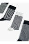 Фото #8 товара Носки Koton Stripe 4-Pack Socks Multicolor