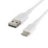 Фото #5 товара Belkin USB-A to USB-C PVC White 1m - Cable - Digital