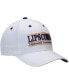 Men's White Lipscomb Bisons Classic Bar Structured Adjustable Hat