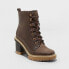 Women's Tessa Winter Boots - A New Day Brown 8.5