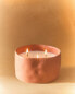 (500 g) musk rose scented candle Розовый, 9 x 9.5 x 9 cm - фото #1