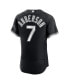 Men's Tim Anderson Black Chicago White Sox Alternate Authentic Player Jersey
