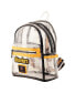 ფოტო #2 პროდუქტის Men's and Women's Pittsburgh Steelers Clear Mini Backpack