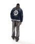 Фото #2 товара Aape By A Bathing Ape college varsity jacket in navy