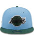 Фото #4 товара Men's Light Blue, Green Los Angeles Lakers Two-Tone 59FIFTY Fitted Hat