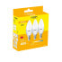 Фото #1 товара Pack of 3 LED bulbs EDM G 5 W E14 400 lm Ø 3,6 x 10 cm (3200 K)