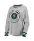 Women's Heathered Gray Notre Dame Fighting Irish Andy Long Sleeve T-shirt