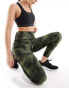 Under Armour camo print ankle leggings in khaki