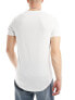 Фото #6 товара Jack & Jones 5 pack of longline t-shirt with curved hem in black & white