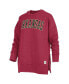 ფოტო #1 პროდუქტის Women's Cardinal Arkansas Razorbacks Stone Gala Oversized T-shirt