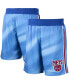 Фото #2 товара Men's Blue New Jersey Nets 1990/91 Hardwood Classics Authentic Shorts