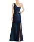 Фото #1 товара The Dessy Group Off-The-Shoulder Satin Trumpet Gown Women's