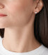 Elegant bronze earrings with mother of pearl Agnethe SKJ1496791