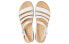 Фото #4 товара Сандалии женские Crocs Tulum летние модные отпускные, цвет - устрица