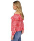 Women's Animal-Print Off-The-Shoulder Top