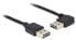 Фото #1 товара Delock 3m USB 2.0 A m/m 90° - 3 m - USB A - USB A - USB 2.0 - Male/Male - Black