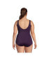 Фото #5 товара Plus Size Long Chlorine Resistant Soft Cup Tugless Sporty One Piece Swimsuit