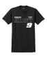 Фото #2 товара Men's Black Chase Elliott Car Tonal T-shirt