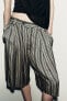 LONG STRIPED BERMUDA SHORTS - LIMITED EDITION