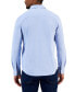 Фото #2 товара Men's Classic-Fit Heathered Jersey-Knit Button-Down Shirt, Created for Macy's