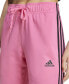 ფოტო #10 პროდუქტის Women's Essentials Warm-Up Slim Tapered 3-Stripes Track Pants, XS-4X