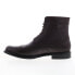 Фото #5 товара Zanzara York ZZ1418B Mens Brown Leather Lace Up Casual Dress Boots