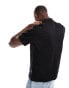 Palez baxley polo shirt in black