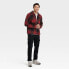 Фото #2 товара Men's Big & Tall Plaid Woven Shirt Jacket - Goodfellow & Co Red XLT