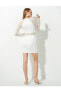 Фото #4 товара Dantel Detaylı Saten Mini Bridal Elbise